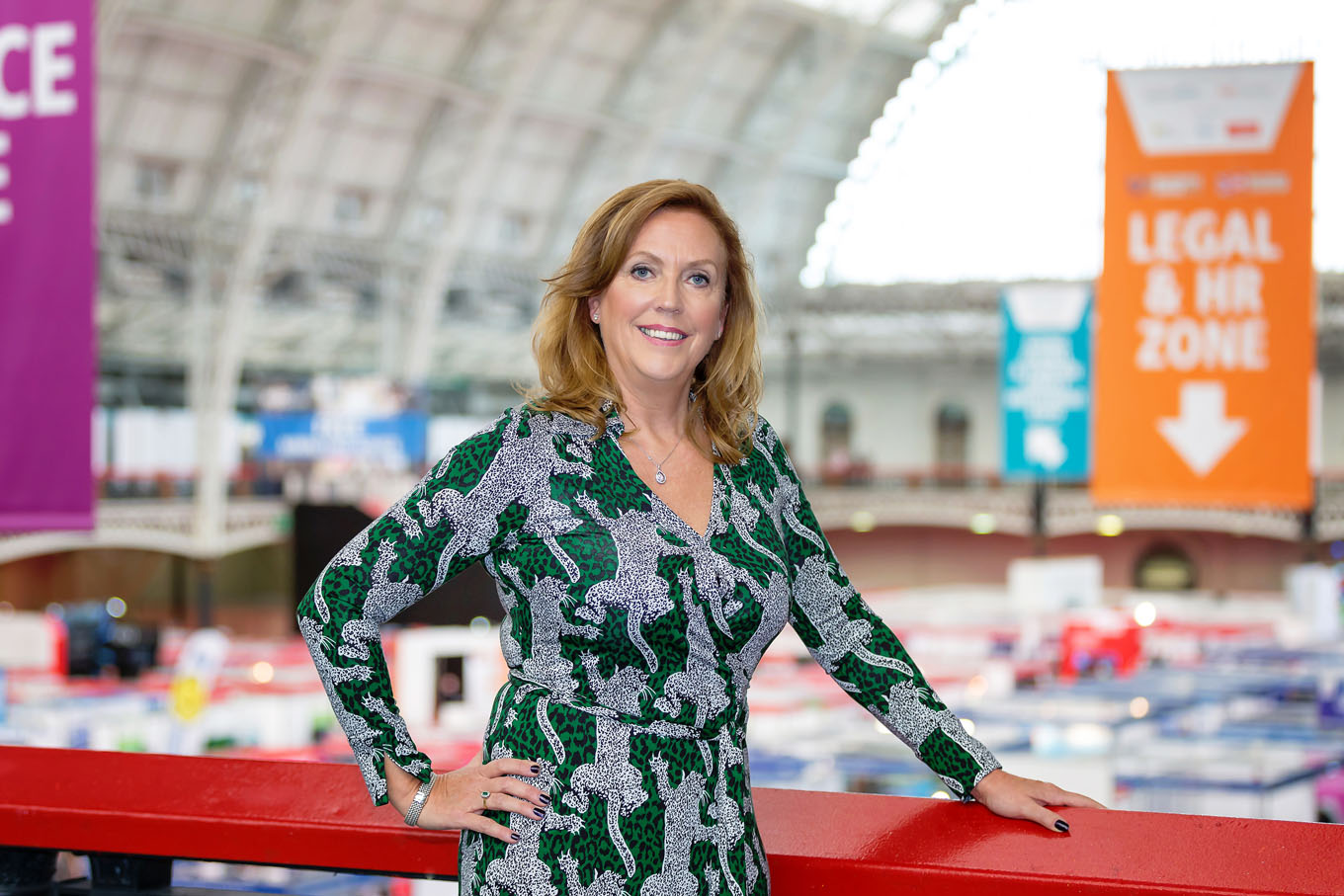 A portrait of Jenny Campbell taken at the Business Show